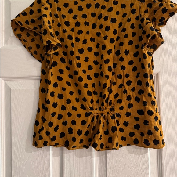 Madewell Flutter Sleeve Button Top - Picture 4 of 5
